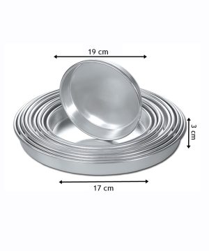 17 cm Alüminyum Yuvarlak Tepsi