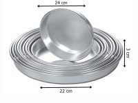22 cm Alüminyum Yuvarlak Tepsi
