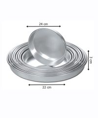 22 cm Alüminyum Yuvarlak Tepsi