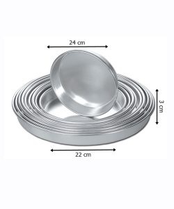 22 cm Alüminyum Yuvarlak Tepsi