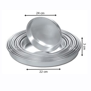 22 cm Alüminyum Yuvarlak Tepsi