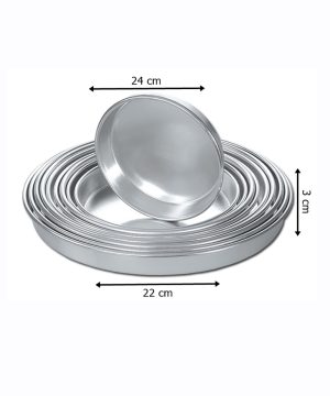 22 cm Alüminyum Yuvarlak Tepsi