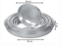 26 cm Alüminyum Yuvarlak Tepsi