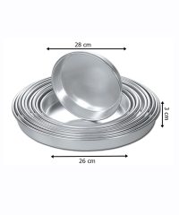 26 cm Alüminyum Yuvarlak Tepsi