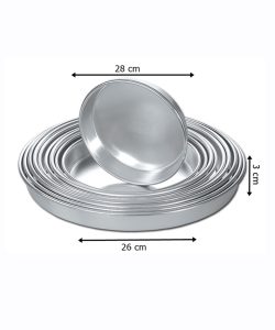 26 cm Alüminyum Yuvarlak Tepsi