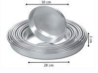 28 cm Alüminyum Yuvarlak Tepsi