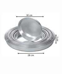 28 cm Alüminyum Yuvarlak Tepsi