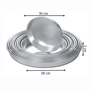 28 cm Alüminyum Yuvarlak Tepsi