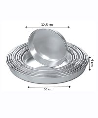 30 cm Alüminyum Yuvarlak Tepsi