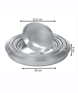 30 cm Alüminyum Yuvarlak Tepsi