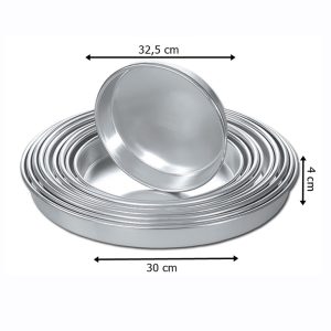 30 cm Alüminyum Yuvarlak Tepsi