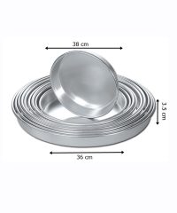 36 cm Alüminyum Yuvarlak Tepsi