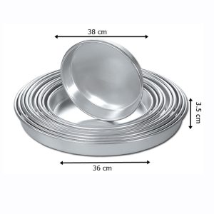 36 cm Alüminyum Yuvarlak Tepsi