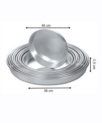 38 cm Alüminyum Yuvarlak Tepsi