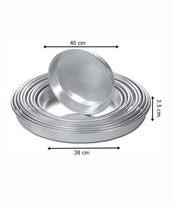 38 cm Alüminyum Yuvarlak Tepsi