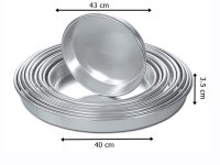 40 cm Alüminyum Yuvarlak Tepsi