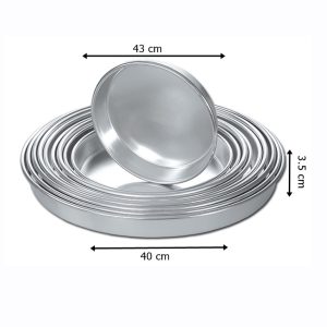 40 cm Alüminyum Yuvarlak Tepsi