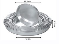 42 cm Alüminyum Yuvarlak Tepsi