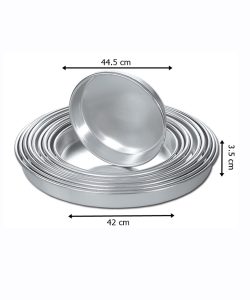 42 cm Alüminyum Yuvarlak Tepsi