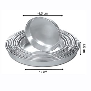 42 cm Alüminyum Yuvarlak Tepsi