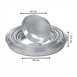 44 cm Alüminyum Yuvarlak Tepsi