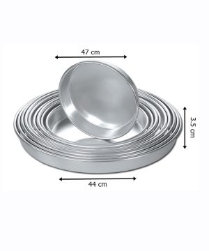 44 cm Alüminyum Yuvarlak Tepsi