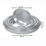48 cm Alüminyum Yuvarlak Tepsi