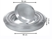 48 cm Alüminyum Yuvarlak Tepsi