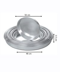 48 cm Alüminyum Yuvarlak Tepsi