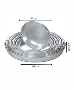 48 cm Alüminyum Yuvarlak Tepsi
