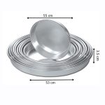 53 cm Alüminyum Yuvarlak Tepsi