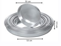 53 cm Alüminyum Yuvarlak Tepsi
