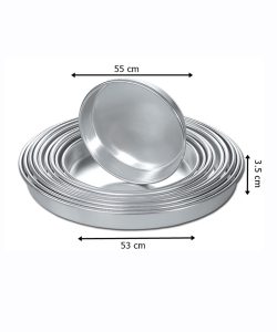 53 cm Alüminyum Yuvarlak Tepsi