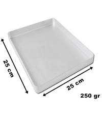25*25*3 cm 250 Gr Baklava Tepsisi