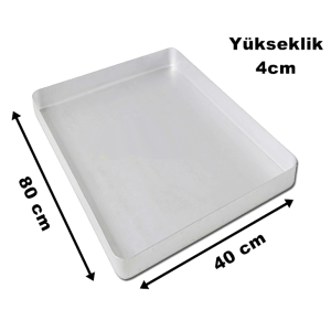 40*80*4 cm Baklava Tepsisi