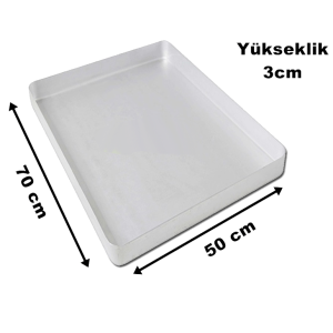 50*70*3 cm Baklava Tepsisi