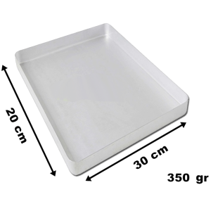 20*30*3 cm 350 Gr Baklava Tepsisi