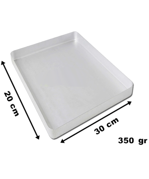 20*30*3 cm 350 Gr Baklava Tepsisi