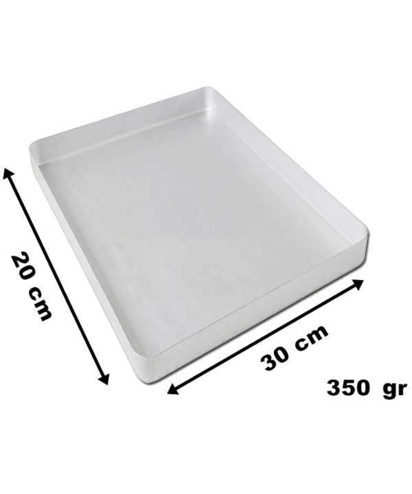 20*30*3 cm 350 Gr Baklava Tepsisi