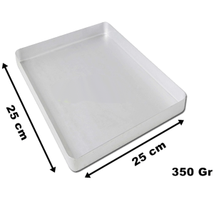 25*25*3 cm 350 Gr Baklava Tepsisi